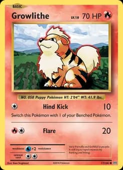 Growlithe — Evolutions — Common