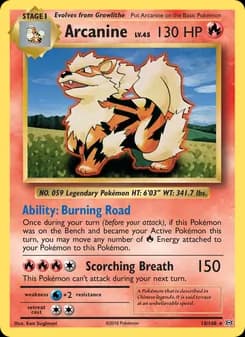 Arcanine — Evolutions — Rare