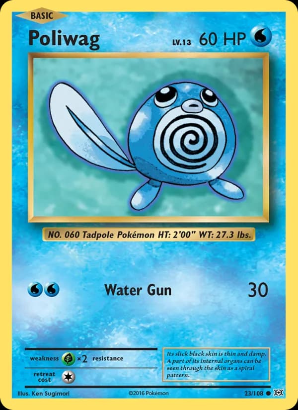 Poliwag — Evolutions, Common