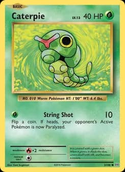 Caterpie — Evolutions — Common