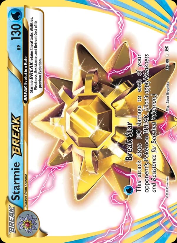 Starmie BREAK — Evolutions, Ultra Rare