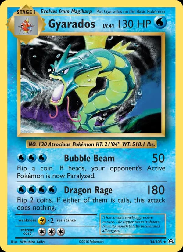 Gyarados — Evolutions, Rare