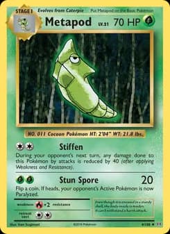 Metapod — Evolutions — Uncommon