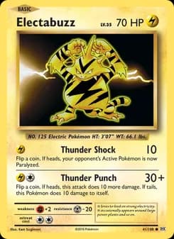 Electabuzz — Evolutions — Common
