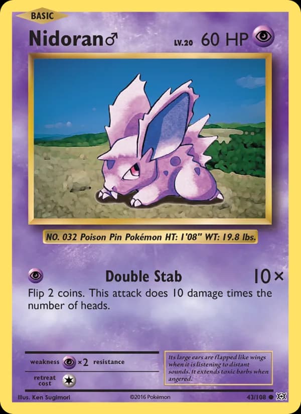 Nidoran♂ — Evolutions, Common