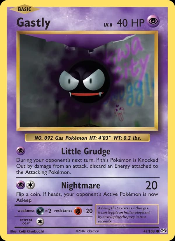 Gastly — Evolutions, Common