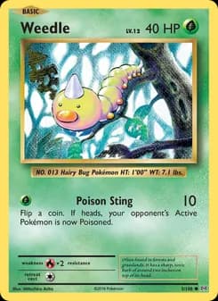 Weedle — Evolutions — Common