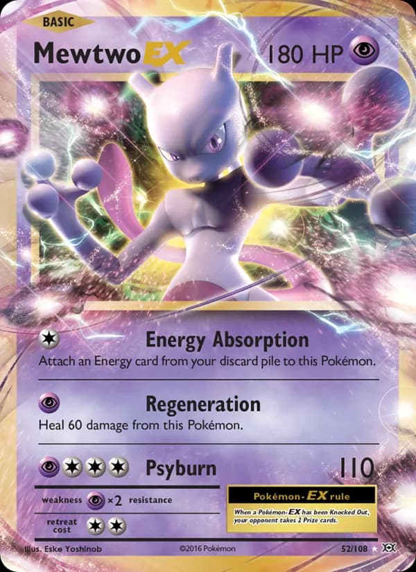 Mewtwo EX — Evolutions, Ultra Rare