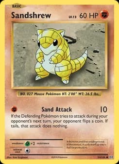 Sandshrew — Evolutions — Common
