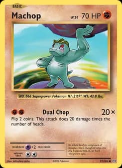Machop — Evolutions — Common