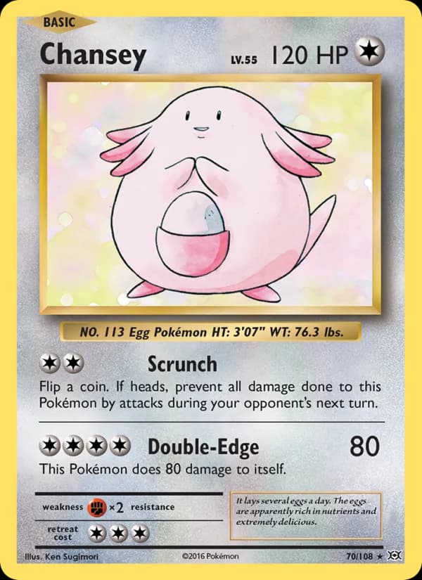 Chansey — Evolutions, Rare