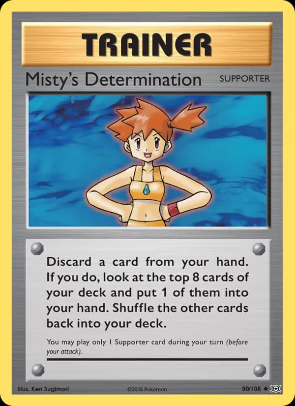 Misty's Determination — Evolutions, Uncommon