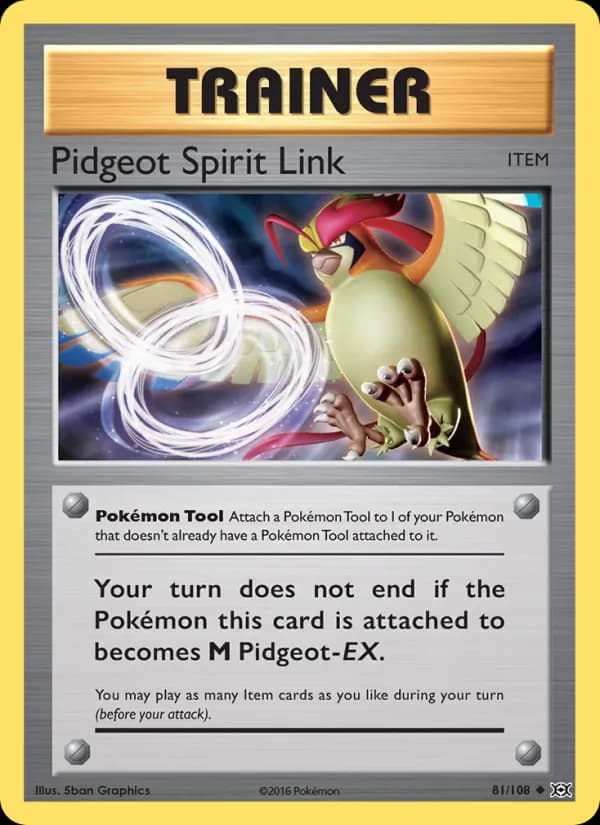 Pidgeot Spirit Link — Evolutions, Uncommon
