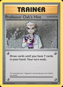 Professor Oak's Hint — Evolutions — Uncommon