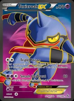 Toxicroak EX — Flashfire — Ultra Rare