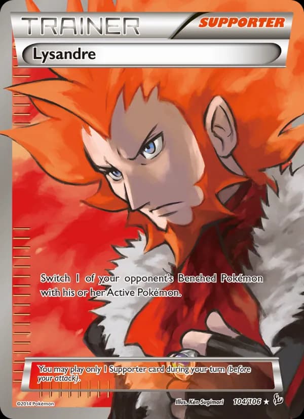 Lysandre — Flashfire, Ultra Rare