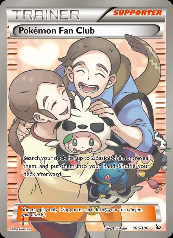 Pokémon Fan Club — Flashfire, Ultra Rare