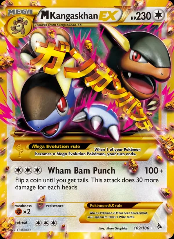 M Kangaskhan EX — Flashfire, Secret Rare