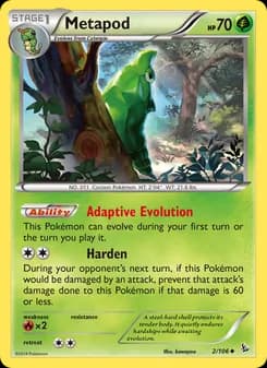 Metapod — Flashfire — Uncommon