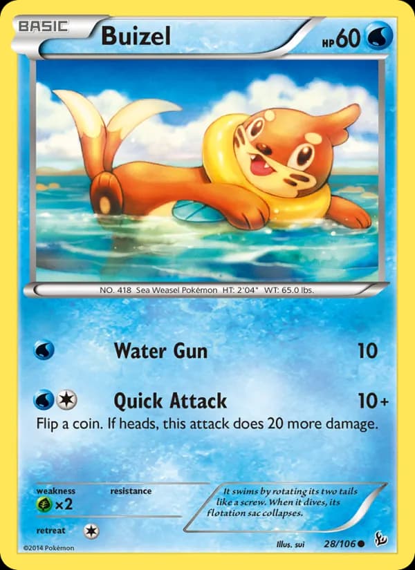 Buizel — Flashfire, Common