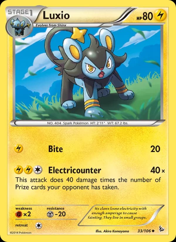 Luxio — Flashfire, Uncommon
