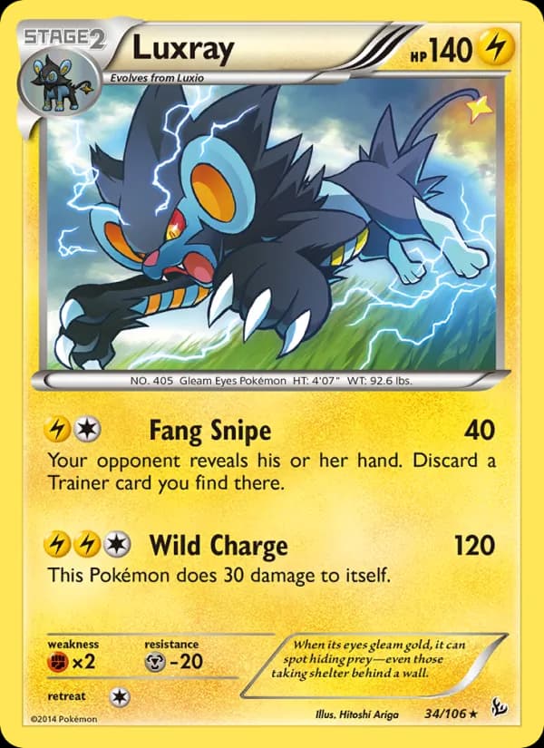 Luxray — Flashfire, Rare