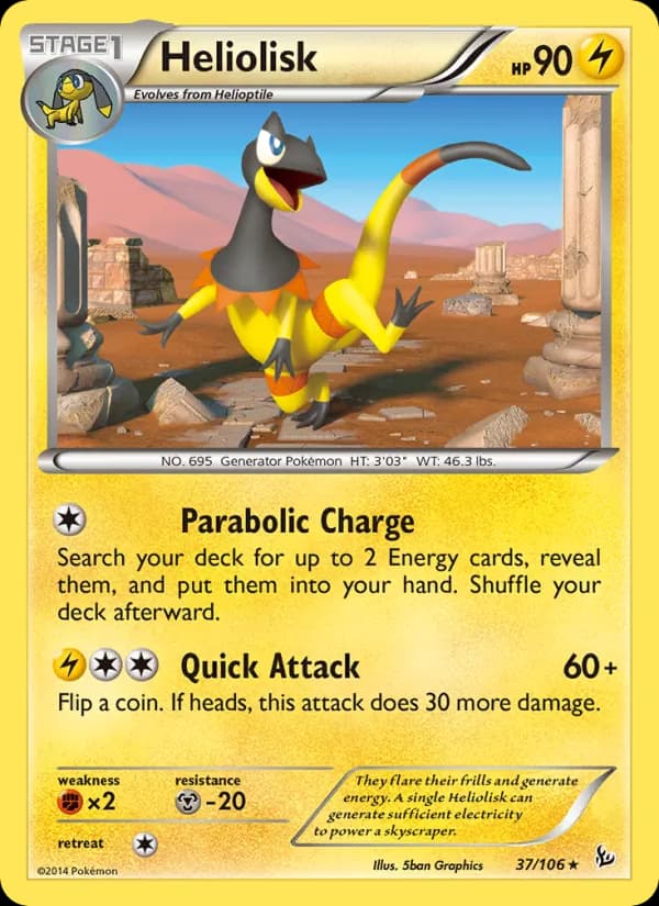 Heliolisk — Flashfire, Rare
