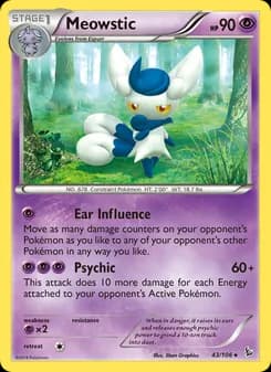 Meowstic — Flashfire — Rare