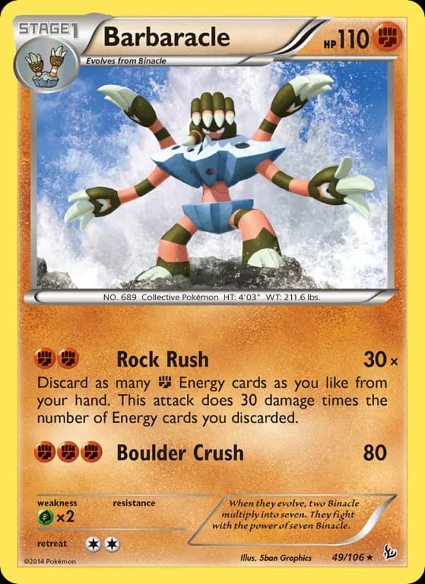 Barbaracle — Flashfire, Rare