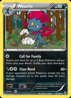Weavile — Flashfire — Rare