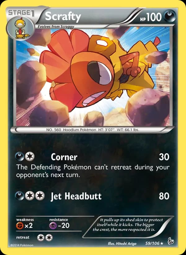 Scrafty — Flashfire, Rare
