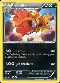 Scrafty — Flashfire — Rare