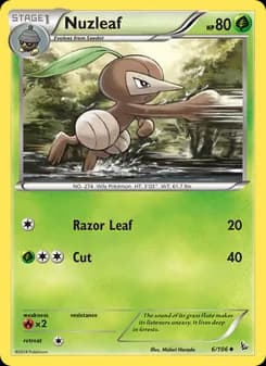 Nuzleaf — Flashfire — Uncommon