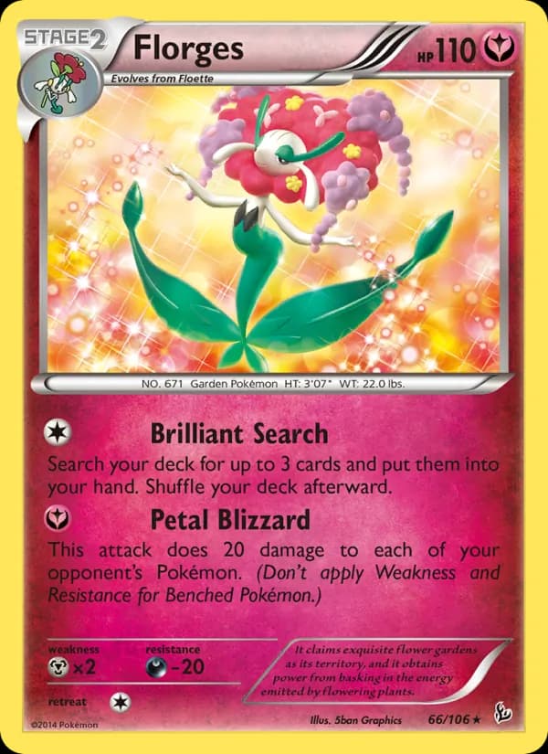 Florges — Flashfire, Rare