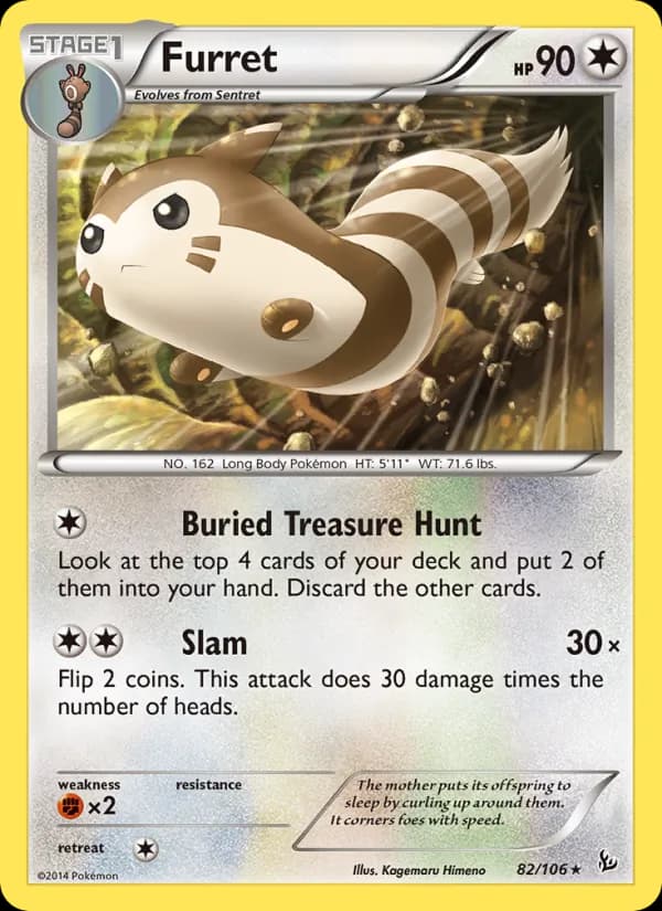 Furret — Flashfire, Rare