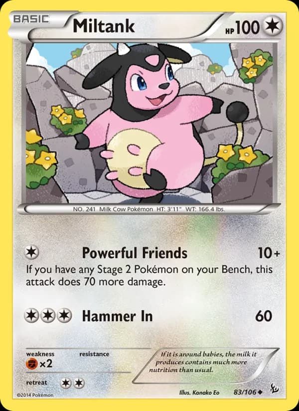 Miltank — Flashfire, Uncommon