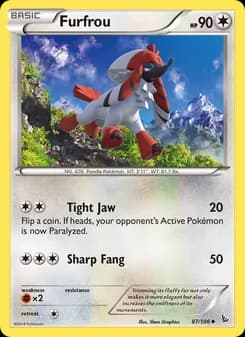 Furfrou — Flashfire — Uncommon