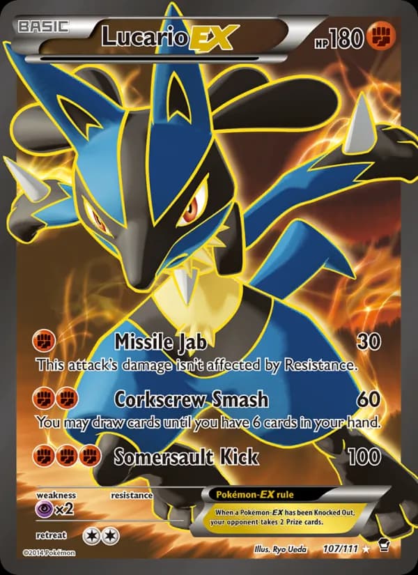 Lucario EX — Furious Fists, Ultra Rare