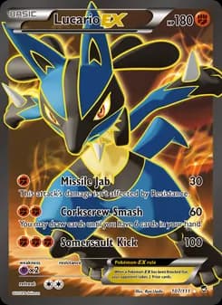 Lucario EX — Furious Fists — Ultra Rare