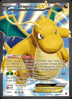 Dragonite EX — Furious Fists — Ultra Rare