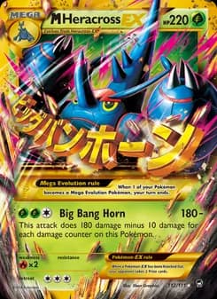 M Heracross EX — Furious Fists — Secret Rare