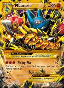 M Lucario EX — Furious Fists — Secret Rare