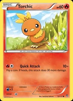 Torchic — Furious Fists — Common