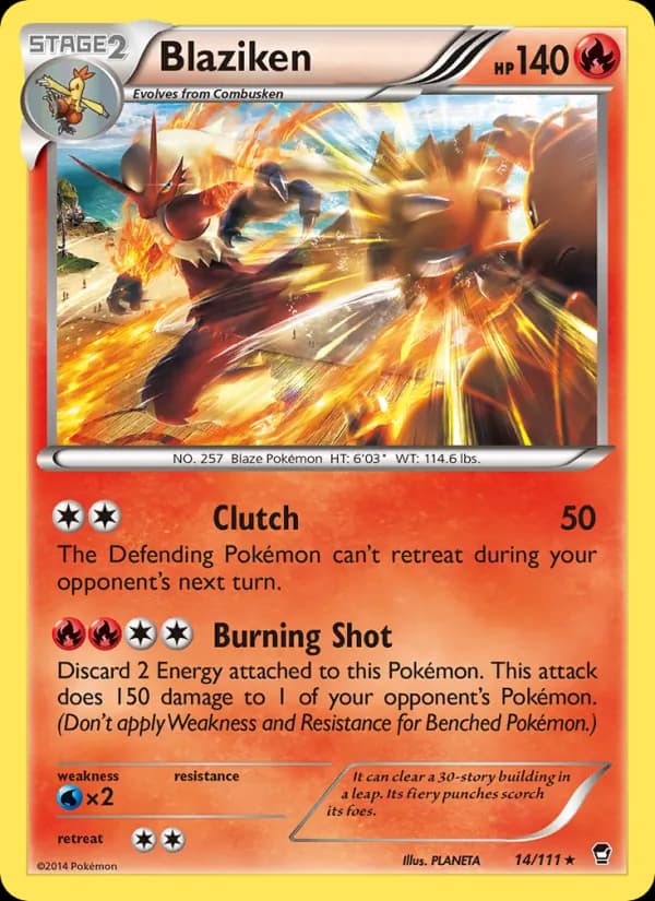 Blaziken — Furious Fists, Rare