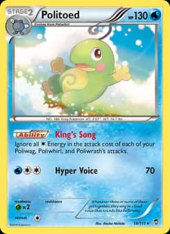 Politoed — Furious Fists — Rare