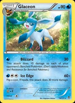 Glaceon — Furious Fists — Rare