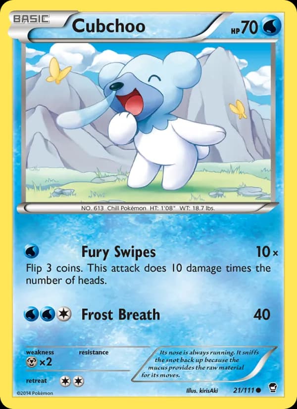 Cubchoo — Furious Fists, Common
