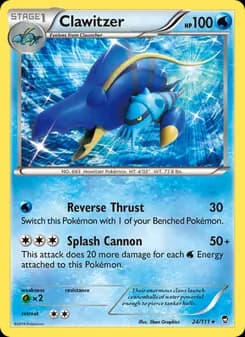 Clawitzer — Furious Fists — Rare