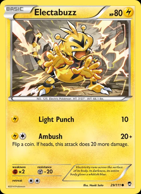 Electabuzz — Furious Fists, Common