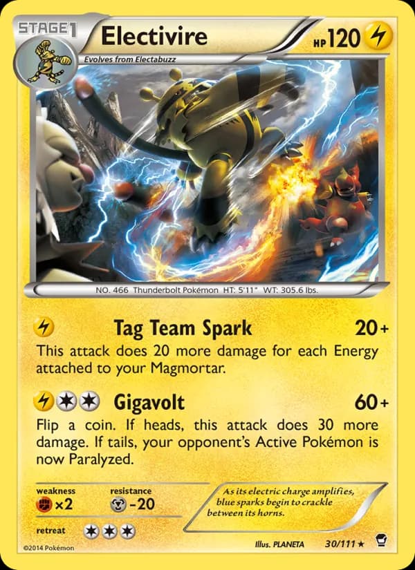 Electivire — Furious Fists, Rare